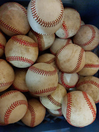 Used Rawlings baseballs