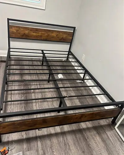 Brand new queen size metal bed frame available for sale, View more