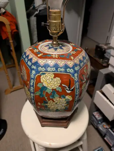 Antique Chinese lamp, View more