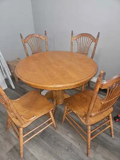 kitchen table and chairs oak, View more