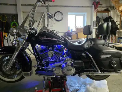 Aftermarket almost everything, soooo much chrome, led lights, 103 EFI. Only 16K was my baby, but I d...