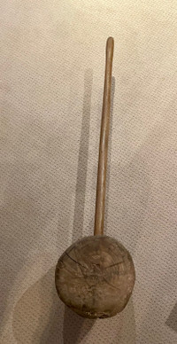 Antique wooden mallet