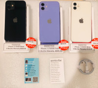 iPhone 12 64GB Purple/Black/White- 6 Months Warranty @Experimax
