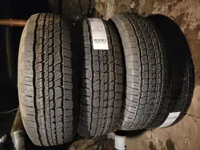 Set of four brand new, never installed all season tires. Michelin LTX Trail 265/70/R18 asking $1000.