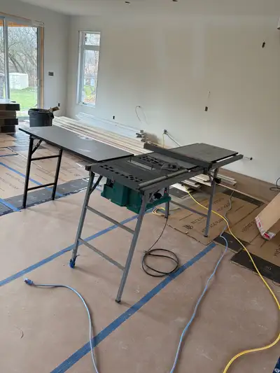 makita table saw with rosseu type table saw stand , View more