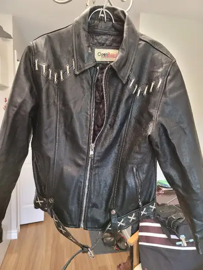 Women's Open Road Leather Jacket+Chaps, View more