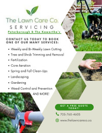 Book your Spring Clean Up and Lawn Cutting Service NOW!