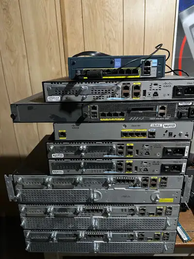 I have various Cisco ISR's (and 2x ASA's) that are taking up space and would be good for somebody wa...