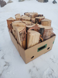 Birch and Tamarack firewood for sale