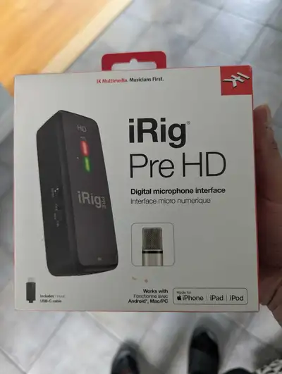 IK Multimedia iRig Pre HD, View more