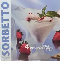 4 Ice Cream Bowl