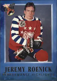 1992-93 Fleer Ultra … JEREMY ROENICK Insert Set … with MAIL-INS