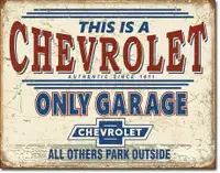 Chevrolet GM Chev Metal Signs