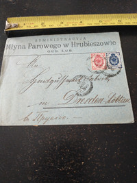 1895 Russia to Germany postal cover