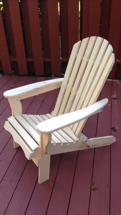 These Folding Adirondack chairs are crafted from quality wood and designed for both comfort and conv...