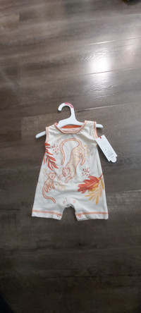 New Newborn Mother Cat And Baby Cat Summer Onsie Baby Clothes