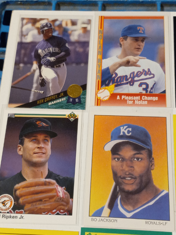 Baseball Cards Hall Of Famers Griffey Jr.,Ryan,BO,Ripken lot 90 in Arts & Collectibles in Trenton - Image 2