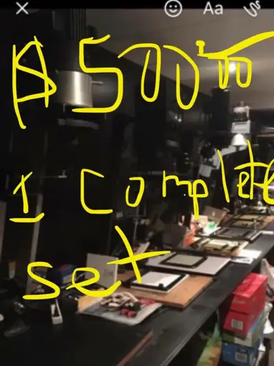 Traditional. Chemical. Darkroom ENLARGER 35 MM NEGATIVE CARRIER $500