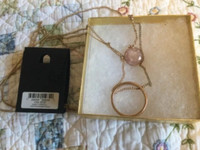 New Rose Gold Necklace with tag