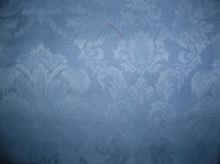 Fabrics, damask & diamond & striped patterns, blue colour