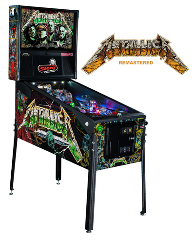 Rock meets pinball in Stern’s Metallica, Foo Fighters, and Iron Maiden machines. These titles delive...