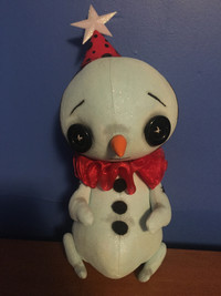 Collectible snowman doll
