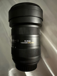 Sigma 12-24mm Zoom lens (Canon mount)