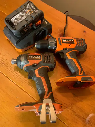 Ridgid Drill,Impact,Battery,Charger, View more