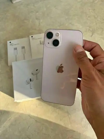 iPhone 13 128gb Pink 100% battery **Airpods/Adapter/Delivery**, View more
