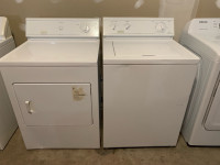 Matching set washer dryer with warranty