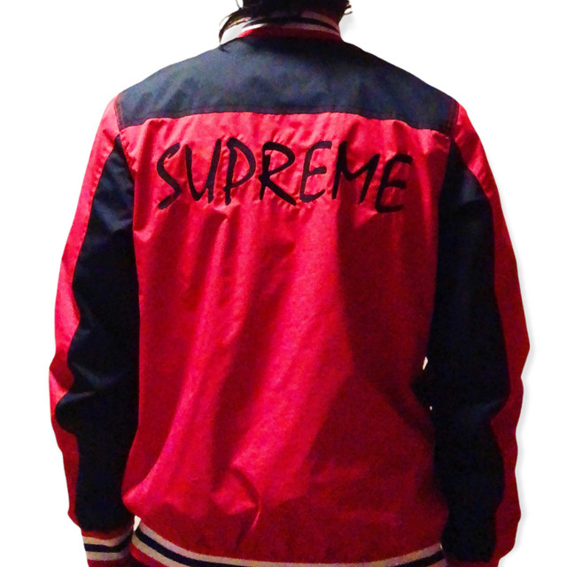 Supreme/Champion Warm-Up Jacket SS14 (Red/Black) in Men's in City of Toronto - Image 4