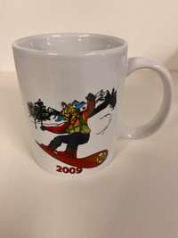 2009 Giant Tiger Snowboarding Coffee Mug Collectible