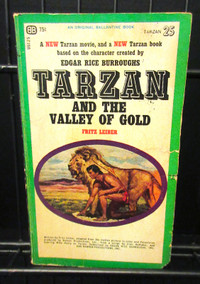 Tarzan and the Valley of Gold by Fritz Leiber(1966)Tarzan BookVG