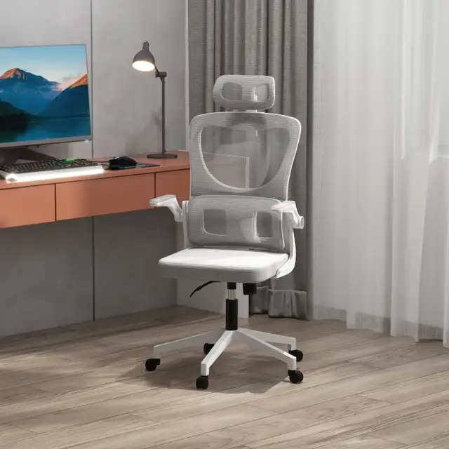 Ergonomic Office Chair, Mesh Computer Desk Chair  in Chairs & Recliners in Markham / York Region - Image 7