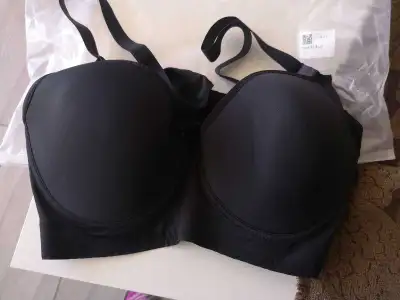 Bra black plus size 46 non wired, View more