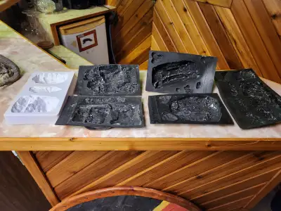 Rock Molds for modeling terrain., View more