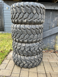 4 Pneus 4 roues/VTT 26x11.00 R12 et 26x 9.00 R12