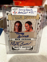 Young Bucks Matt Nick Jackson AEW WWE WWF Leaf Auto Booth 264