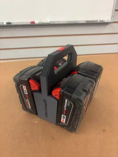 Milwaukee M18 Battery Caddy Holder – 4 or 6 Batteries, Packout, View more