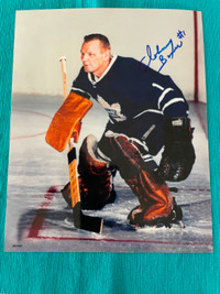 Johnny Bower Autographed Picture