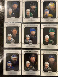 Cartes de Hockey UD 2019-20 Portraits série 1 et 2