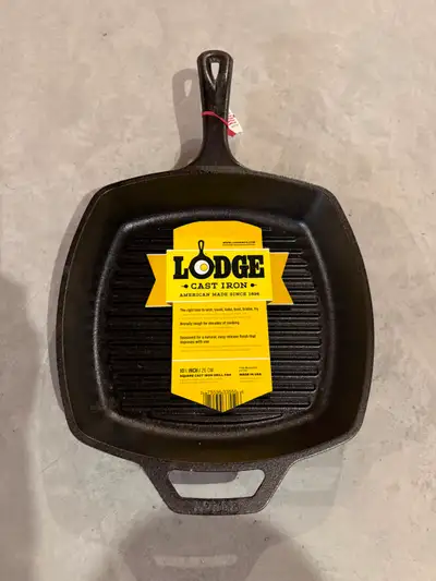 Lodge Cast Iron Grill Pan - New, View more