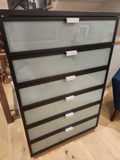 IKEA Hopen 6 Drawer Black Dresser, View more
