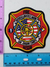 San Joaquin county defense logistics agency fire dept.  patch