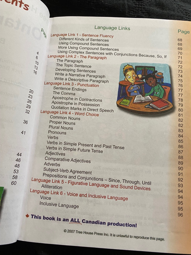 Ontario Writing  Grade 4 and Grade 6 in Textbooks in Mississauga / Peel Region - Image 3