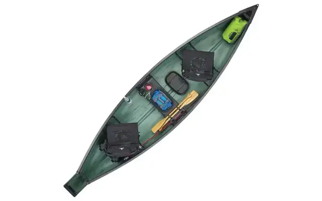 square back fishing canoe with 2.5hp outboard motor  in Canoes, Kayaks & Paddles in Dartmouth - Image 3