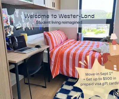 Wester-Land is 90% leased — and it’s no surprise. If you're a student looking for a fully furnished,...