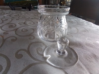 CUT CRYSTAL JAM OR CONDIMENT JAR AND LID