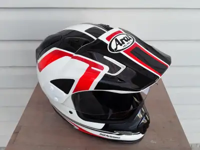 Never worn!!! "Drudi Performance" Arai XD3 helmet. Size SMALL. Arai is one of the top manufacturers...