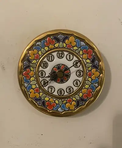 vintage Cercolon 5” plate wall clock., View more